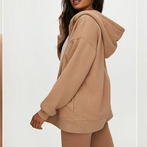 boyfriend zip hoodie